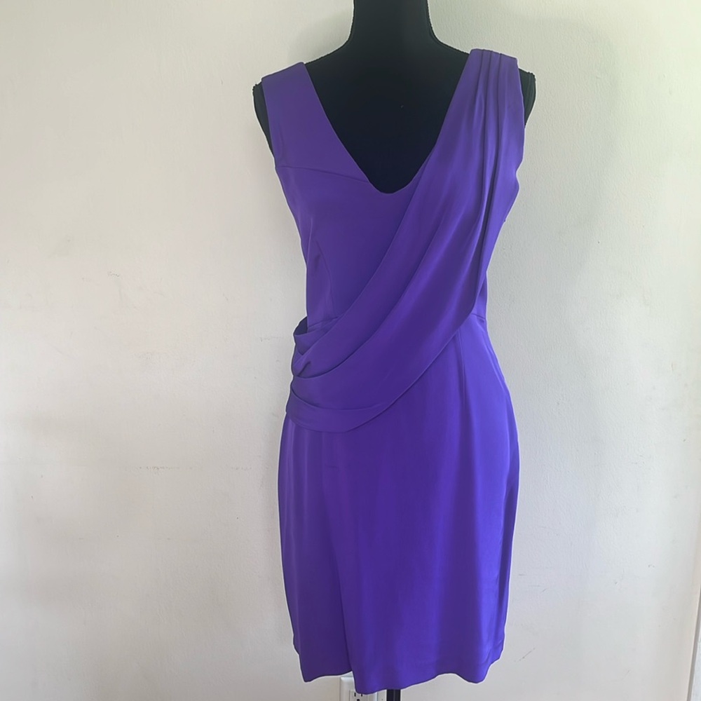 Laila Azhar Purple Cocktail Dress
